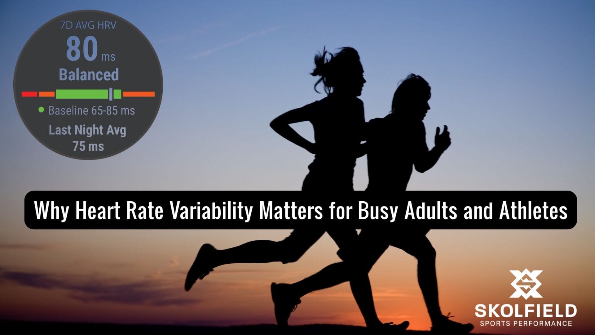 Why Heart Rate Variability Matters for Busy Adults and Athletes 2 athletes running monitoring heart rate variability on a smartwatch while preparing for a workout, illustrating recovery and performance tracking for athletes and adults.